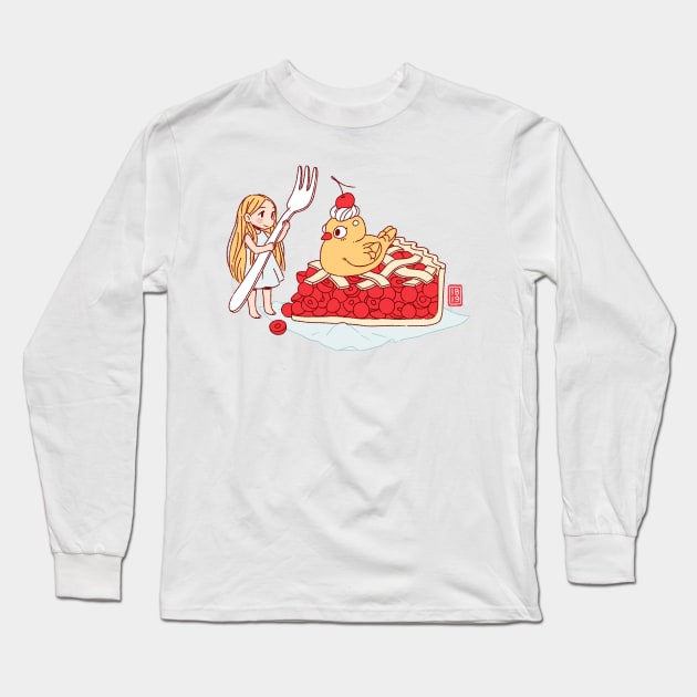 Cherry Pie 2 Long Sleeve T-Shirt by Freeminds